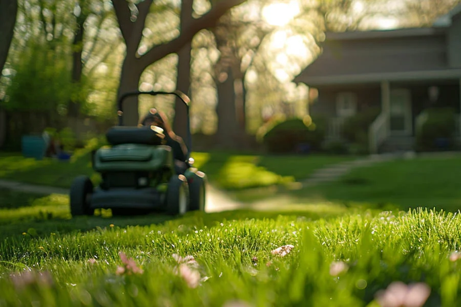 small electric grass mower